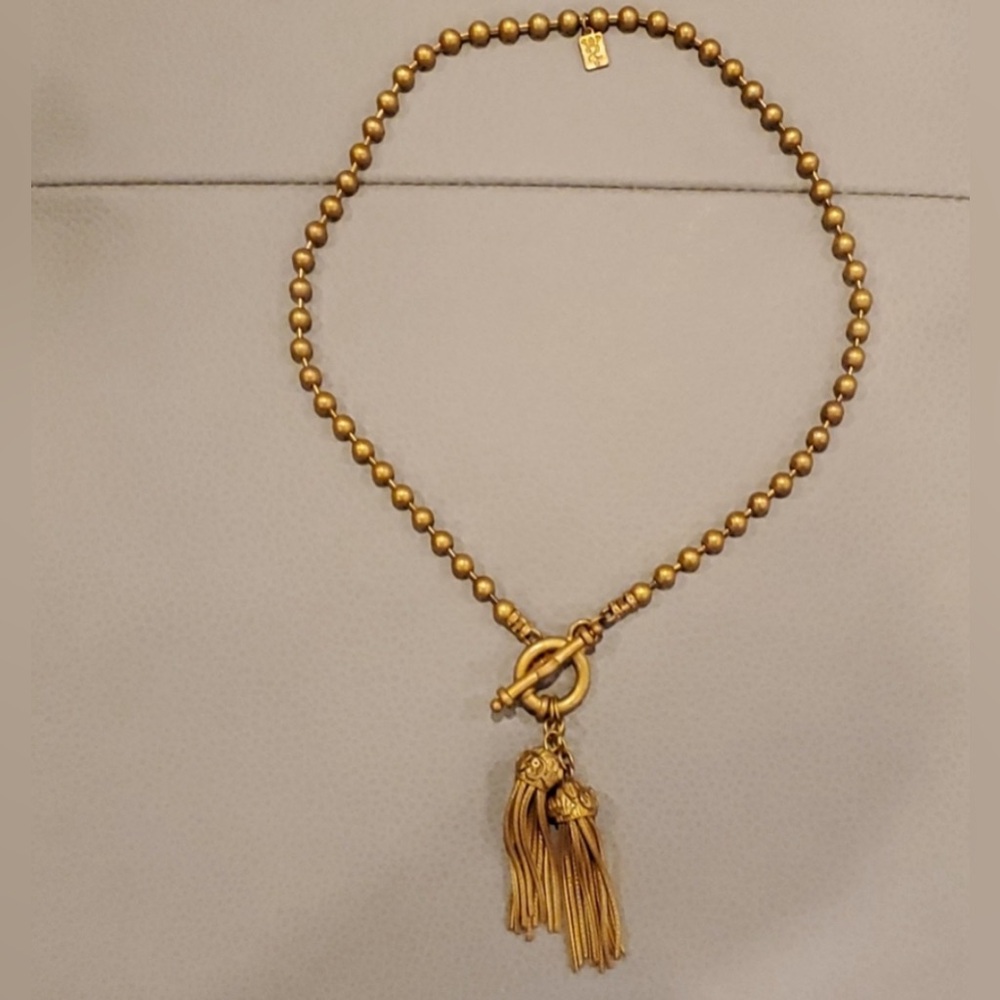 Tat2 14k Gold Plated Tastle Necklace